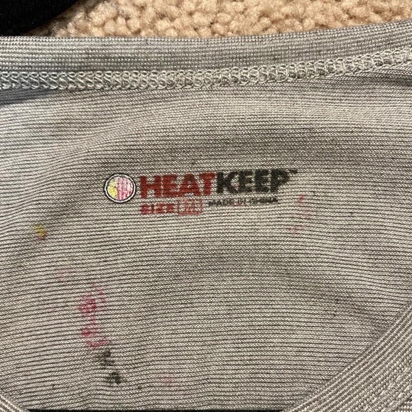 Donating 01/03, HeatKeep long sleeves, gray with stripe pattern, men’s - Picture 3 of 3